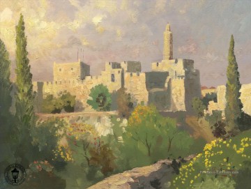 Paysage œuvres - Tower of David TK cityscape